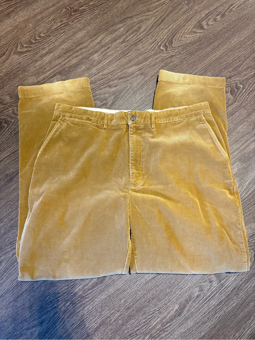 Ralph Lauren Men's Mustard Yellow Corduroy Pants